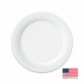 Aspen Products 16129-43013 PE 8.75 in. Coated Paper Plate, White 16129/43013  (PE)